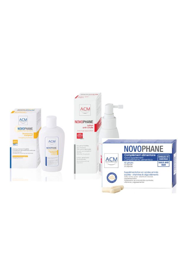 Novophane erikoistarjous: pysäytä hiusten irtoaminen 3kk